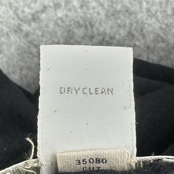 Vintage Lands End Wool Pants Womens 14 Tall Black 80s Pleated Trouser USA Made - Picture 13 of 13